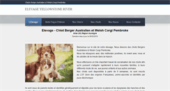 Desktop Screenshot of elevageyellowstoneriver.com