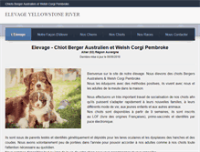Tablet Screenshot of elevageyellowstoneriver.com